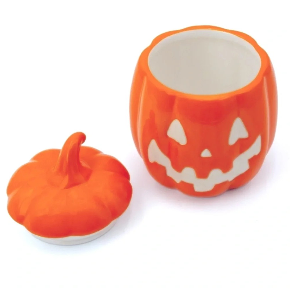 Target Bullseye Halloween 2025 Ceramic Pumpkin Vessel Cookie Jar Container